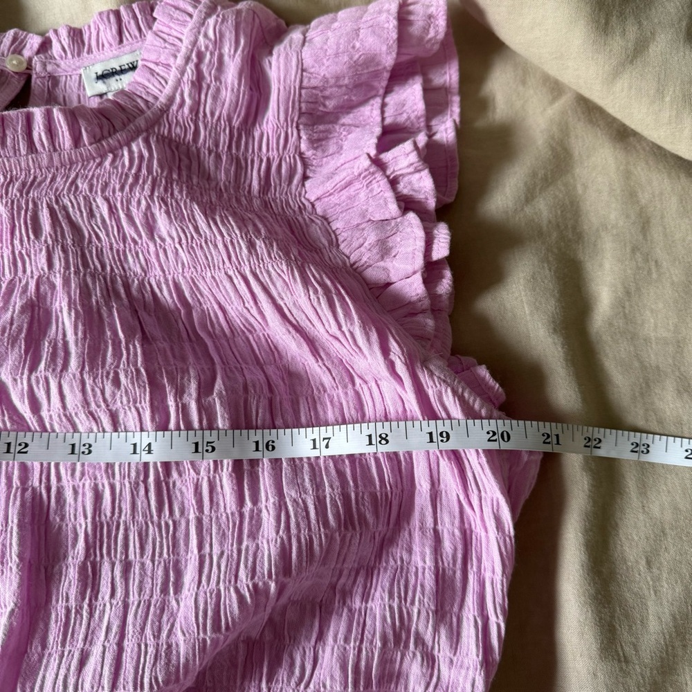 NWT J.crew Factory Gauze flutter-sleeve midi dress - Picture 10 of 13